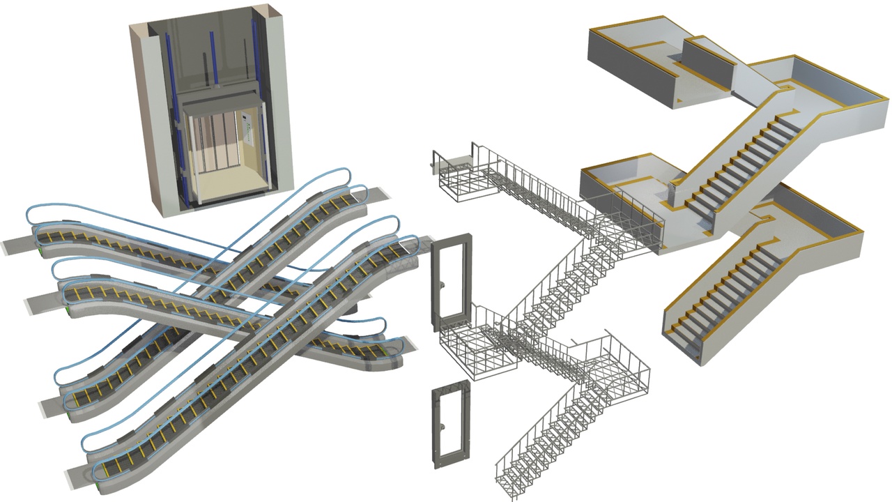 Media 1 for listing Lifting facilities as stairs etc