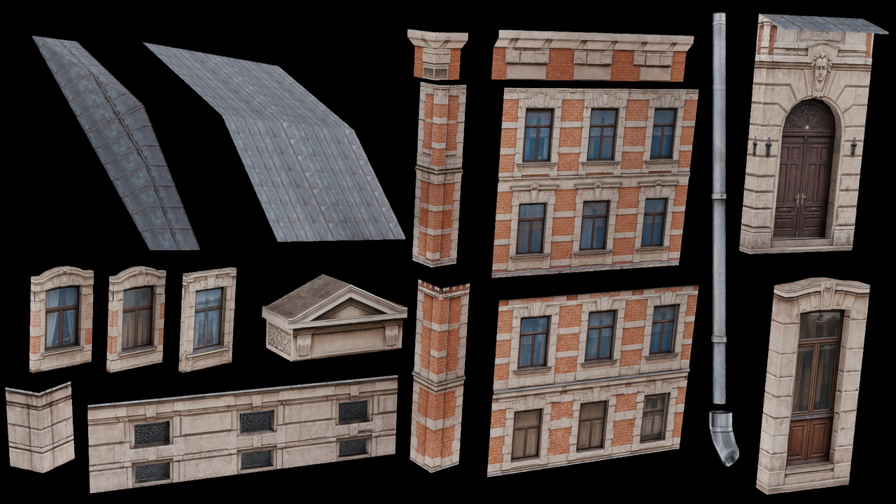 Media 1 for listing European Buildings – Architectural Pack