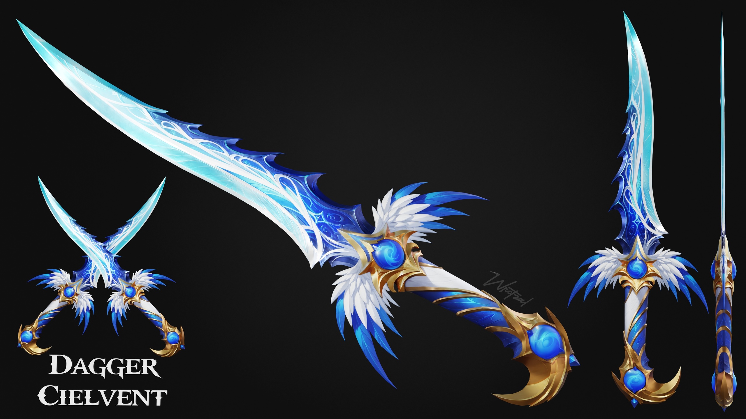 Media 1 for listing Dagger Cielvent [Stylized Fantasy]