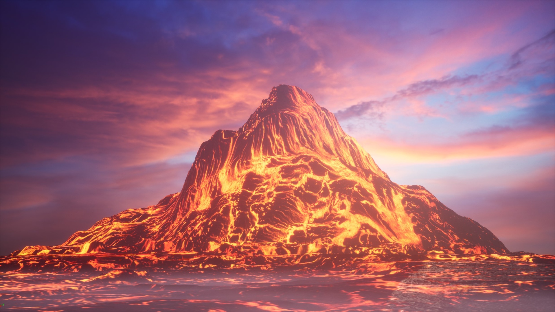 Media 1 for listing Realistic Landscape & Mesh Terrain Vista Pack: Volcanos