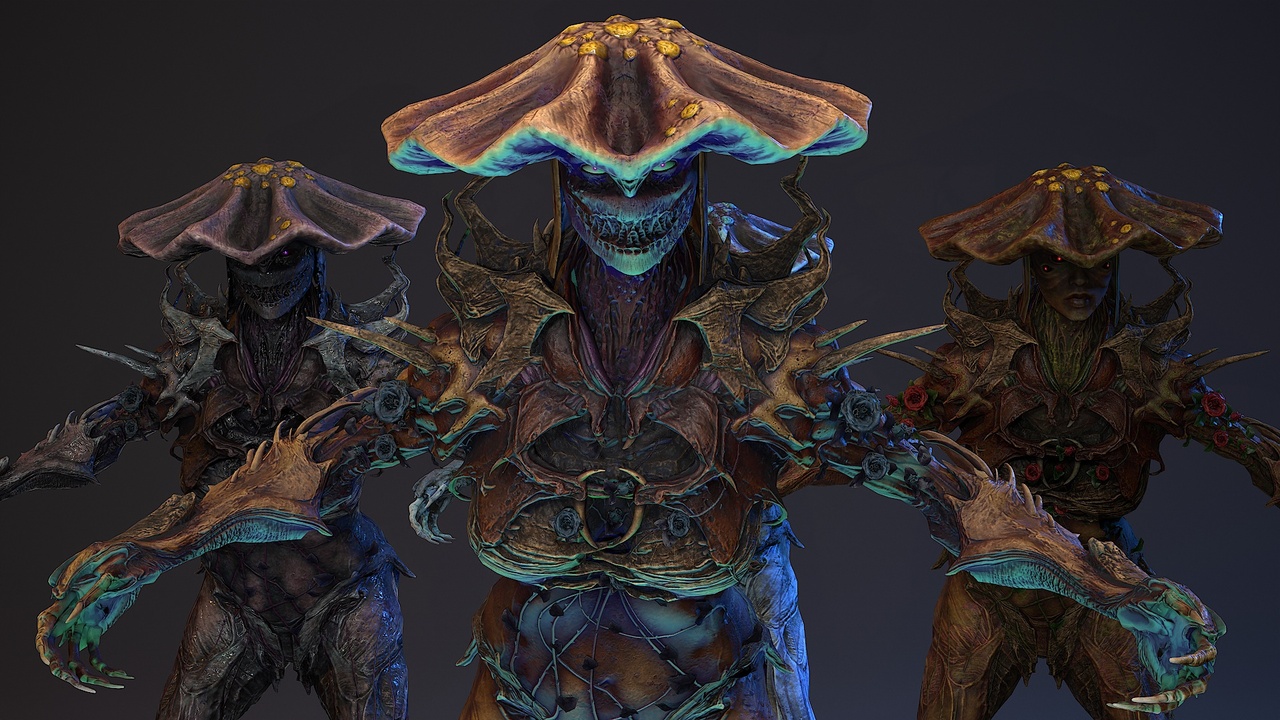 Media 1 for listing Mushroom monster girl