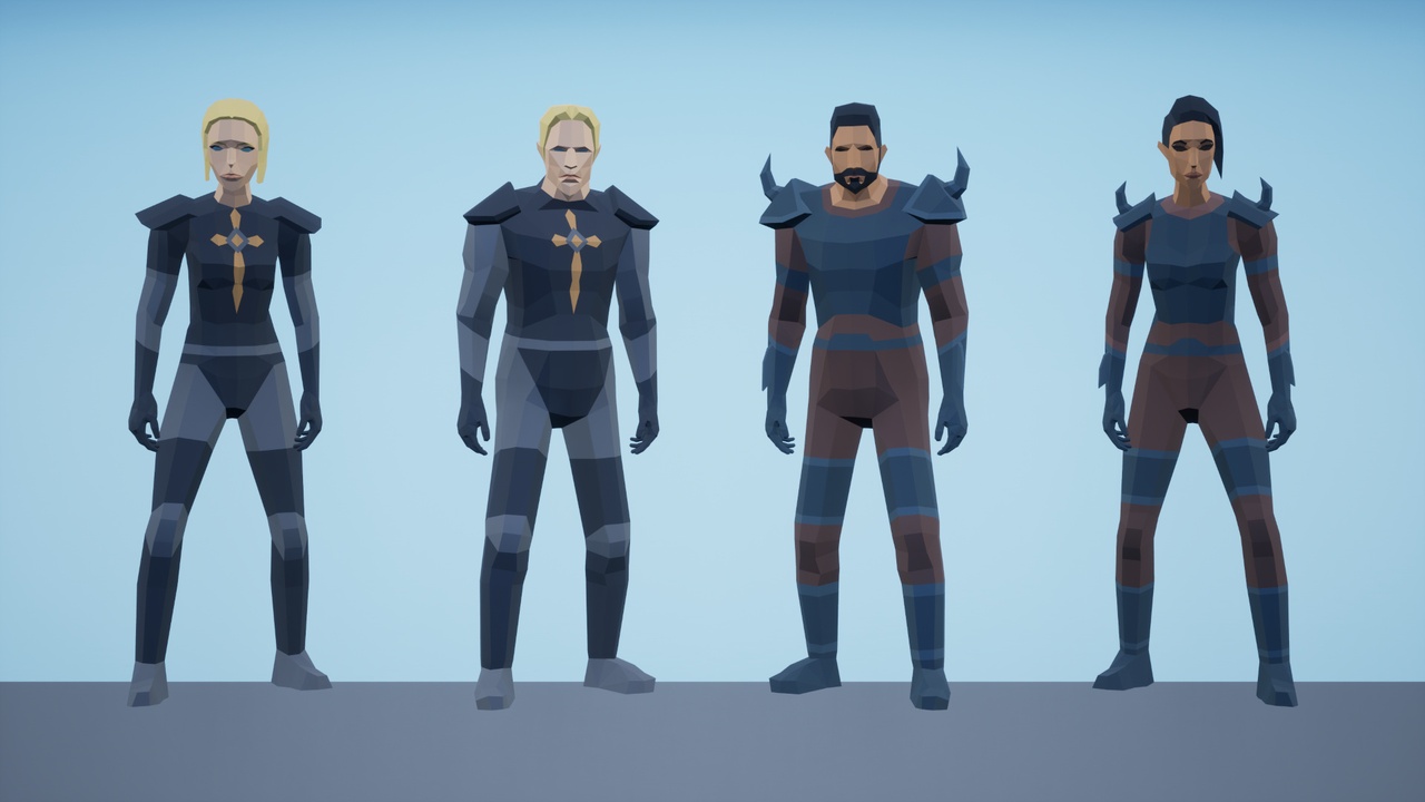 Low Poly - Character Bundle 01 제품 등록을 위한 미디어 1개