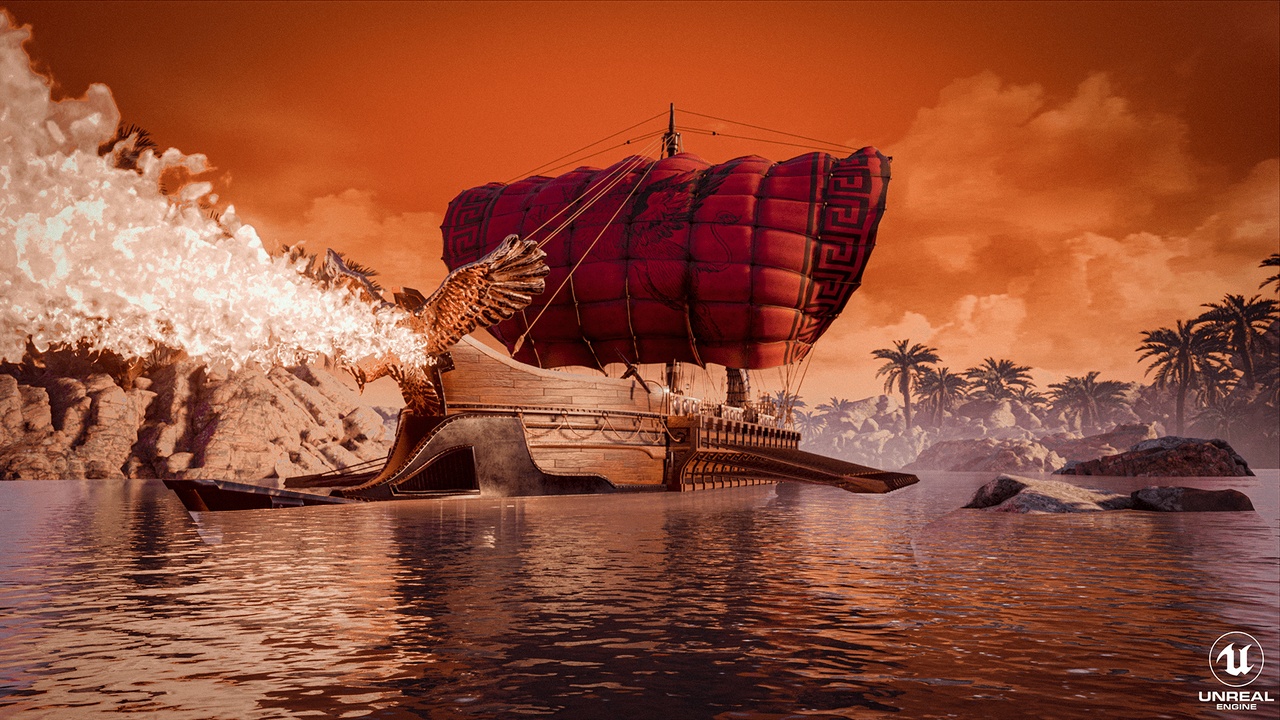 出品Antique Ship Trireme With Interiorのメディア1