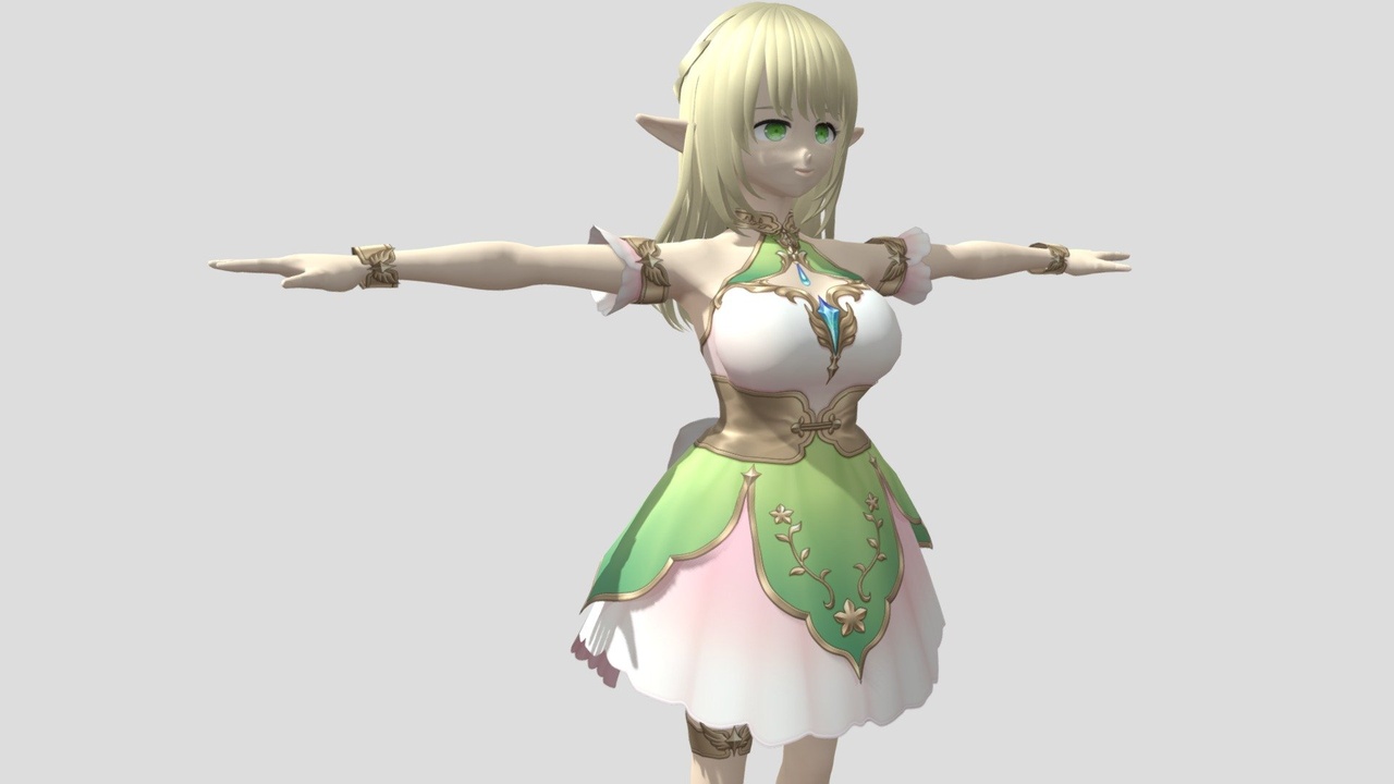 Media 1 for listing 【Anime Character】Fairy (V2/Unity 3D)