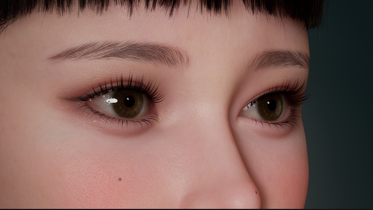 Media 1 for listing Eyelashes SoftNatural - MetaHuman HairGroom