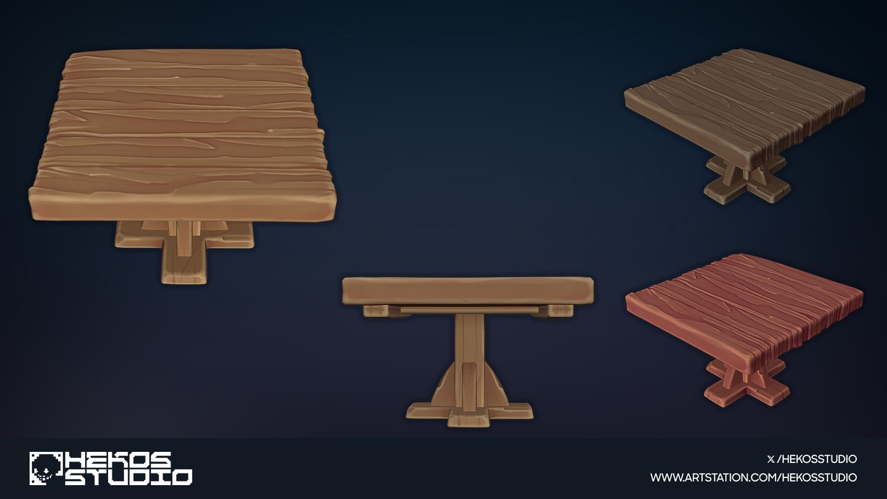 Media 1 for listing 10 Stylized Tables