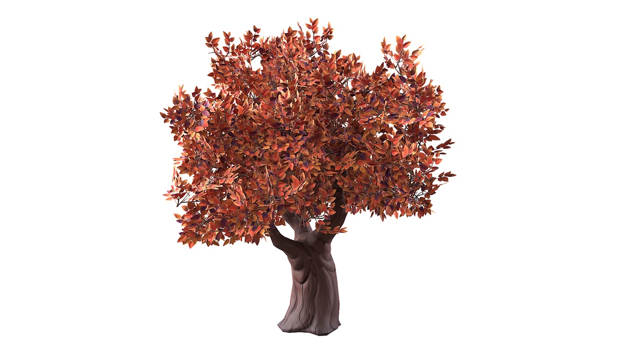 Styalized Tree Models Stylized Tree 06 Autumn | Fab