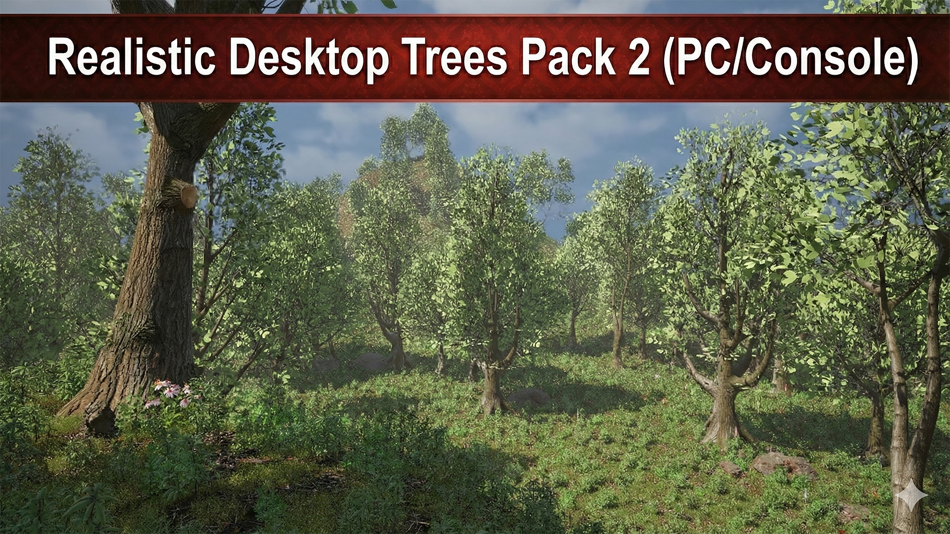 Realistic Desktop Trees Pack 2P (PC/Console) | Fab