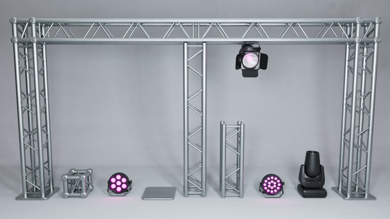 Media 1 for listing Modular Stage - Lighting Rig