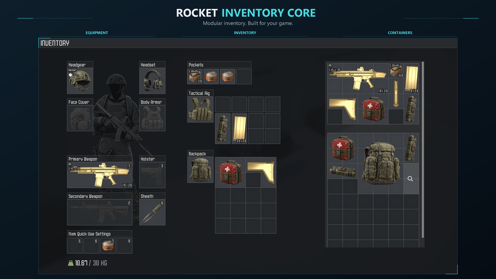 Media 1 for listing Rocket Inventory — Modular Replicated Inventory System