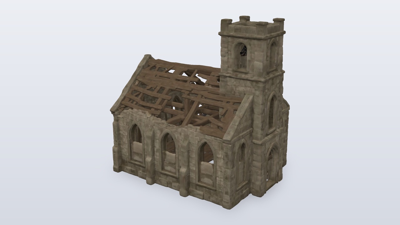 Media 1 for listing Ruined Stone Church Structure