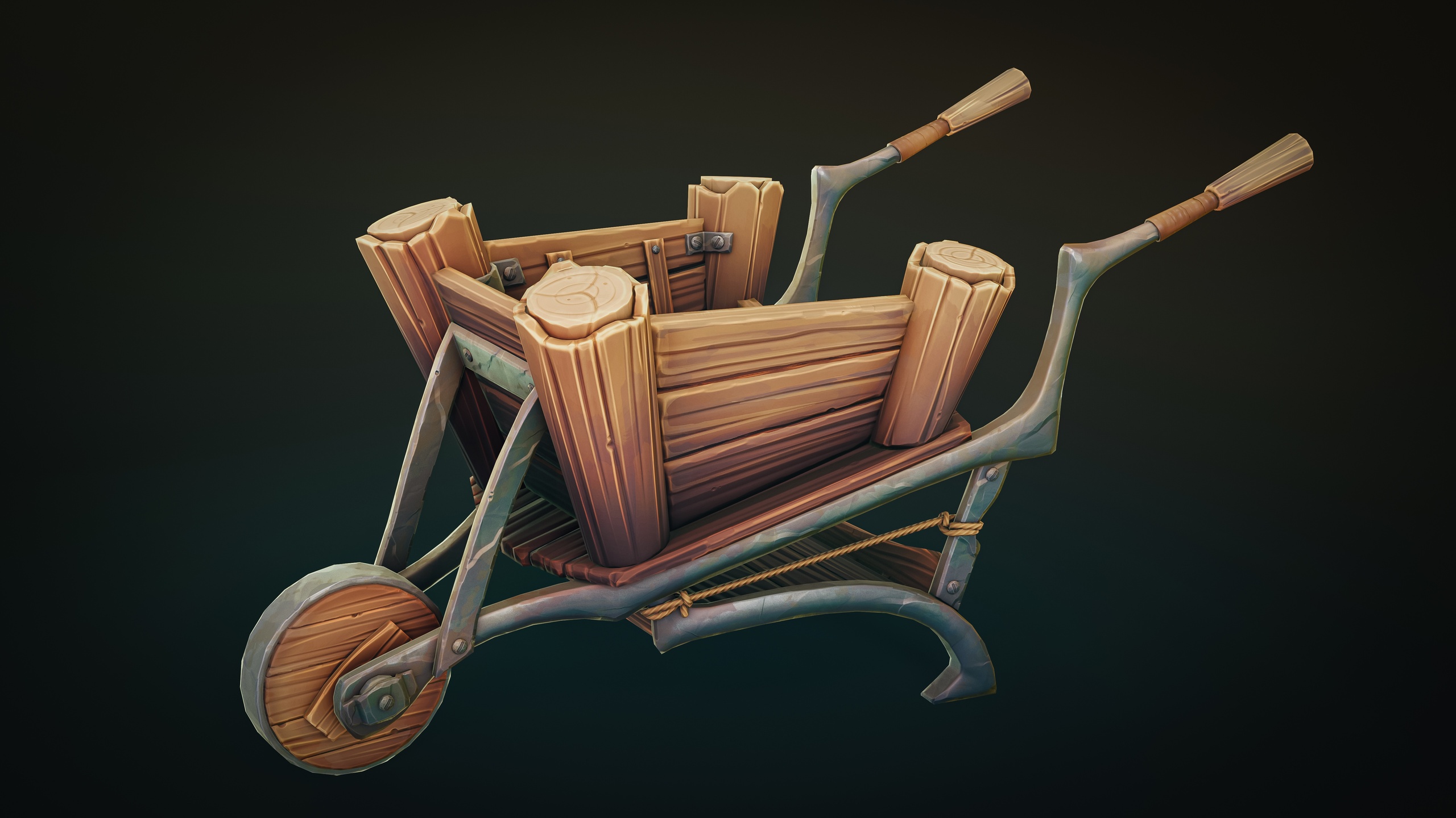 Media 1 for listing Stylized Wheelbarrow - Farming Pack 🌱