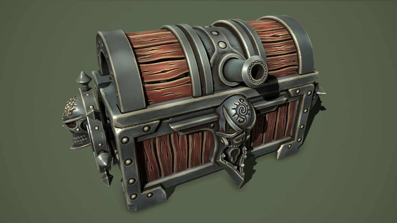 Media 1 for listing Pirate chest and rudder