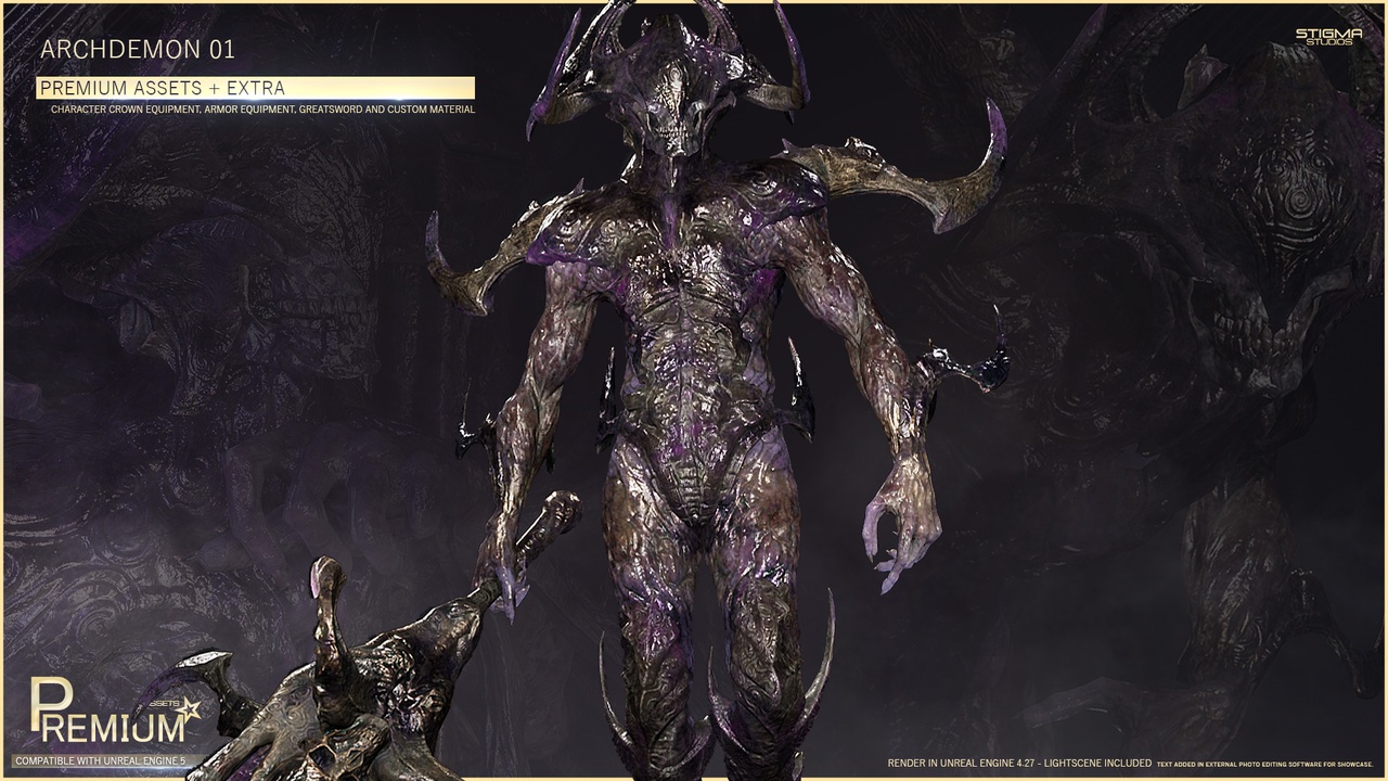 Media 1 for listing Archdemon 01 - Premium Assets + Extra | STIGMA STUDIOS