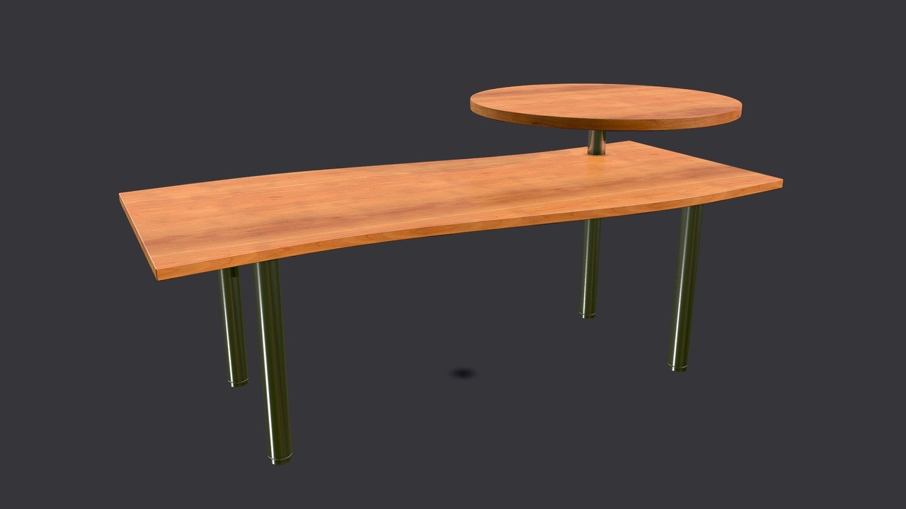 Media 1 for listing Desk With Circular Shelf