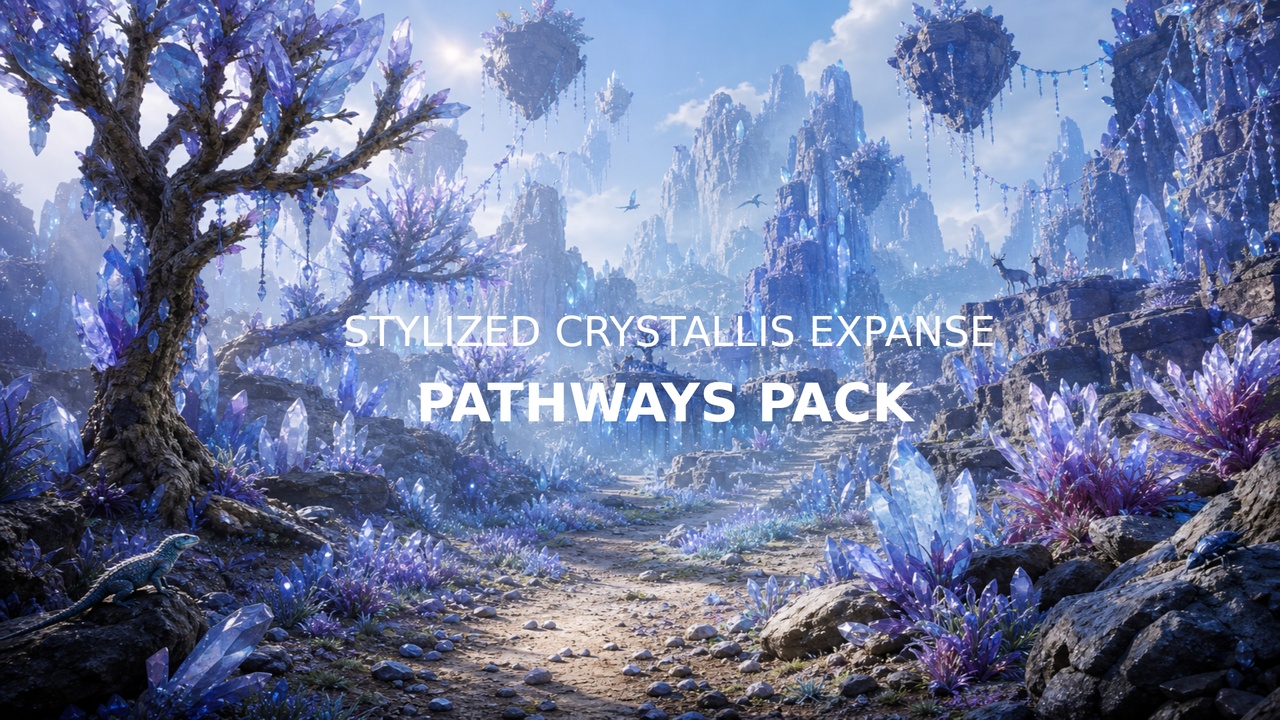 Media 1 for listing Stylized Crystallis Expanse - Pathways Pack