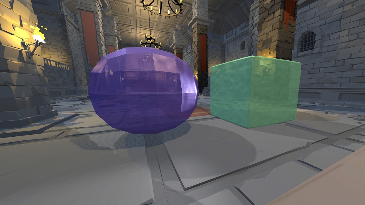 Media 1 for listing Low Poly Character - Gelly Cube & Sphere - Fantasy RPG