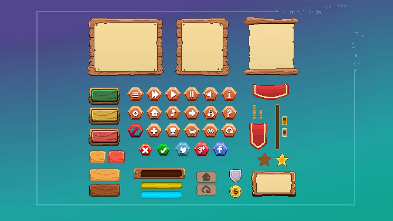 Media 1 for listing Game UI Pack - (Wood Theme)