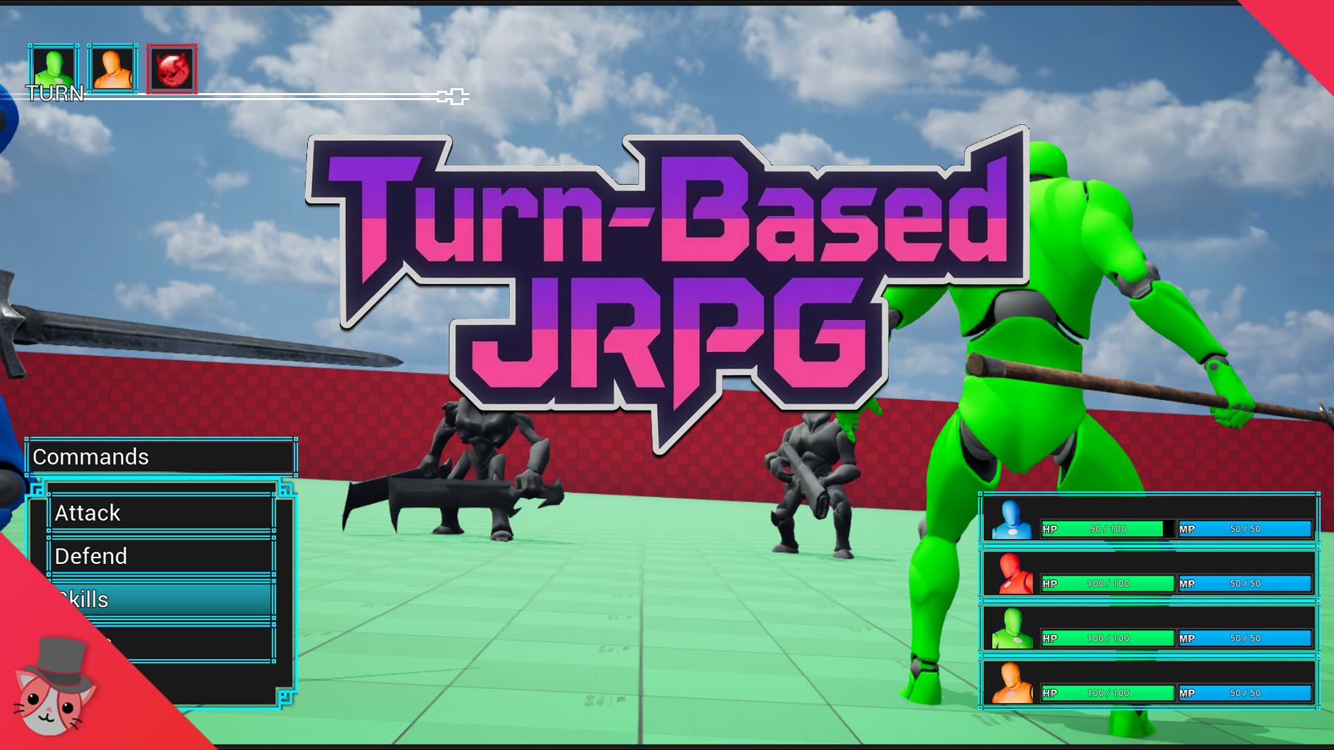 Turn-Based JRPG - Omega Game Template | Fab