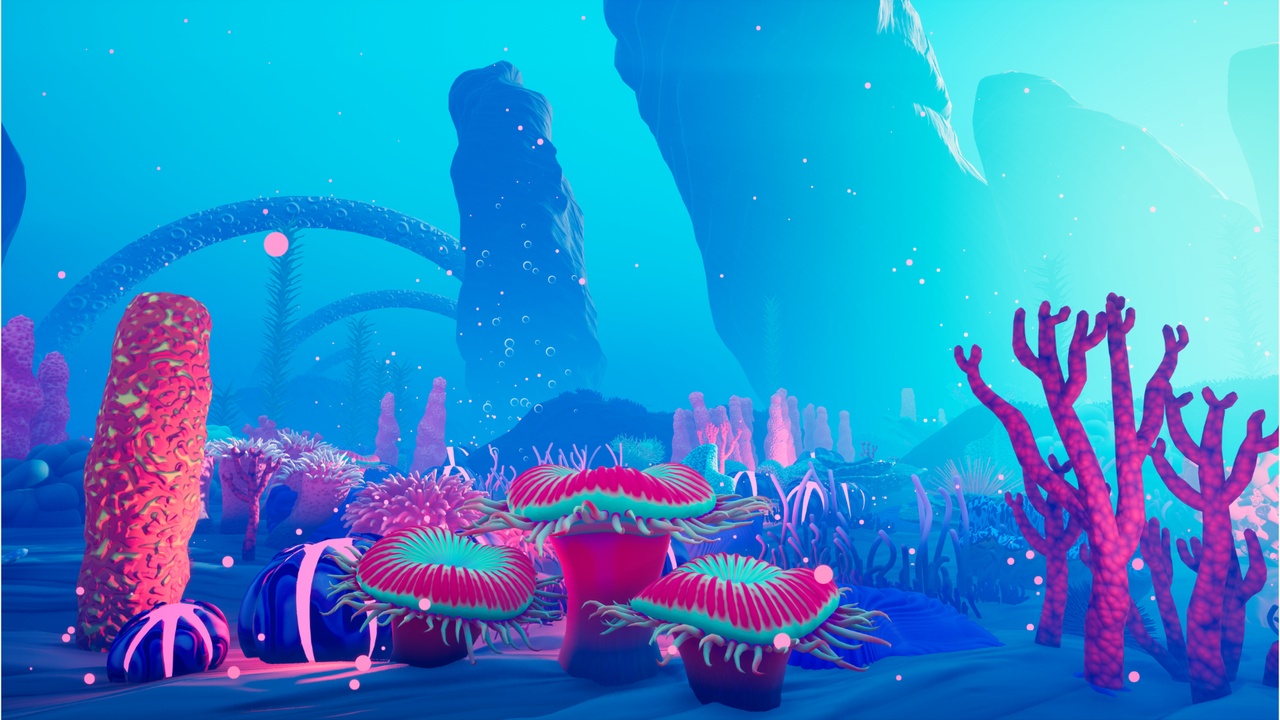 Media 1 for listing Stylized underwater coral reef environment