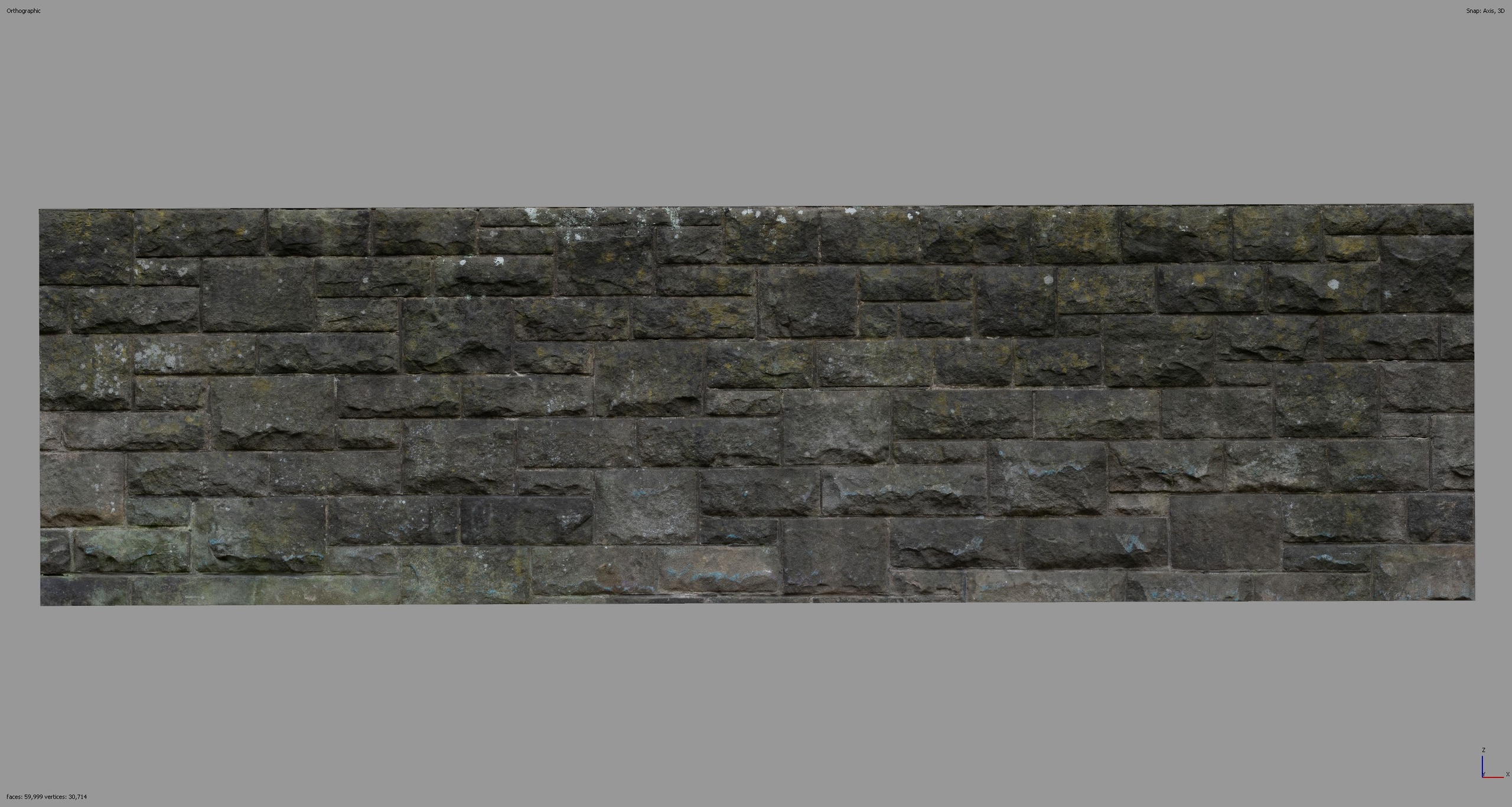 Media 1 for listing Stone Block Wall – Realistic Photogrammetry Scan