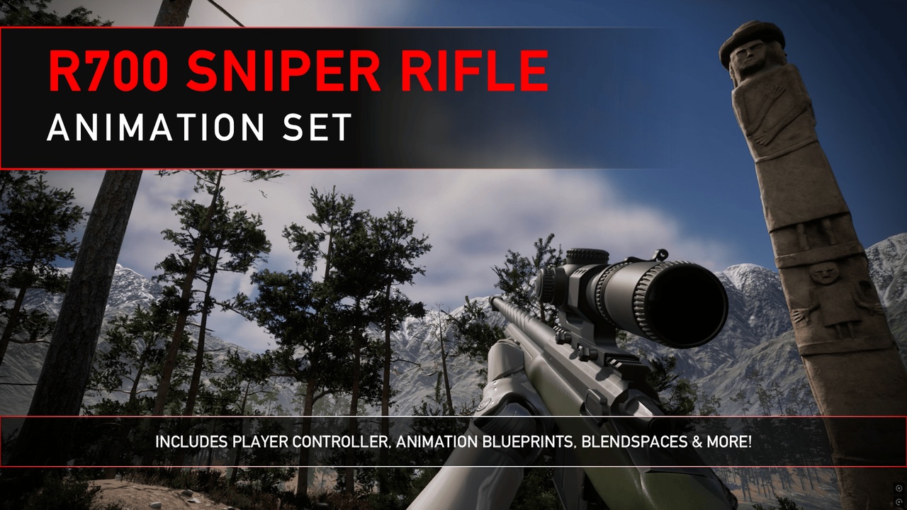 Media 1 for listing R700 Sniper Rifle – Animation Set