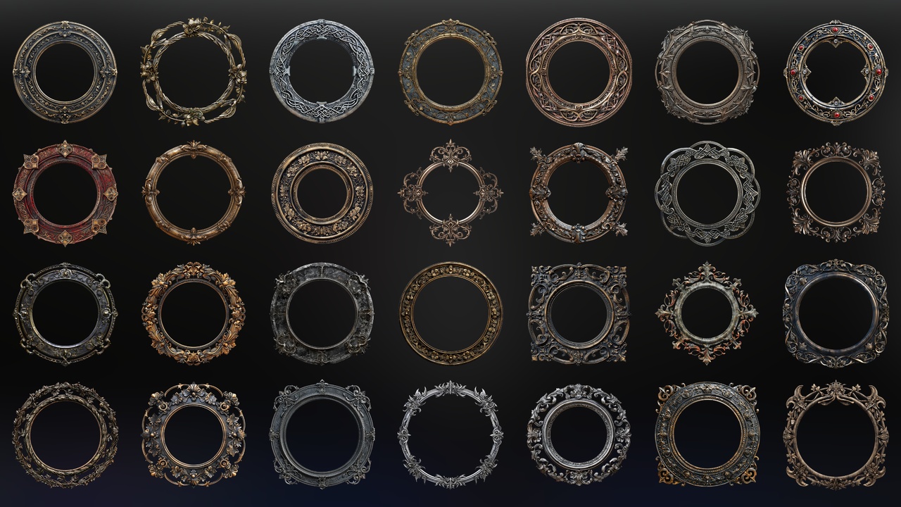 Media 1 for listing Medieval Frames - Icon Pack