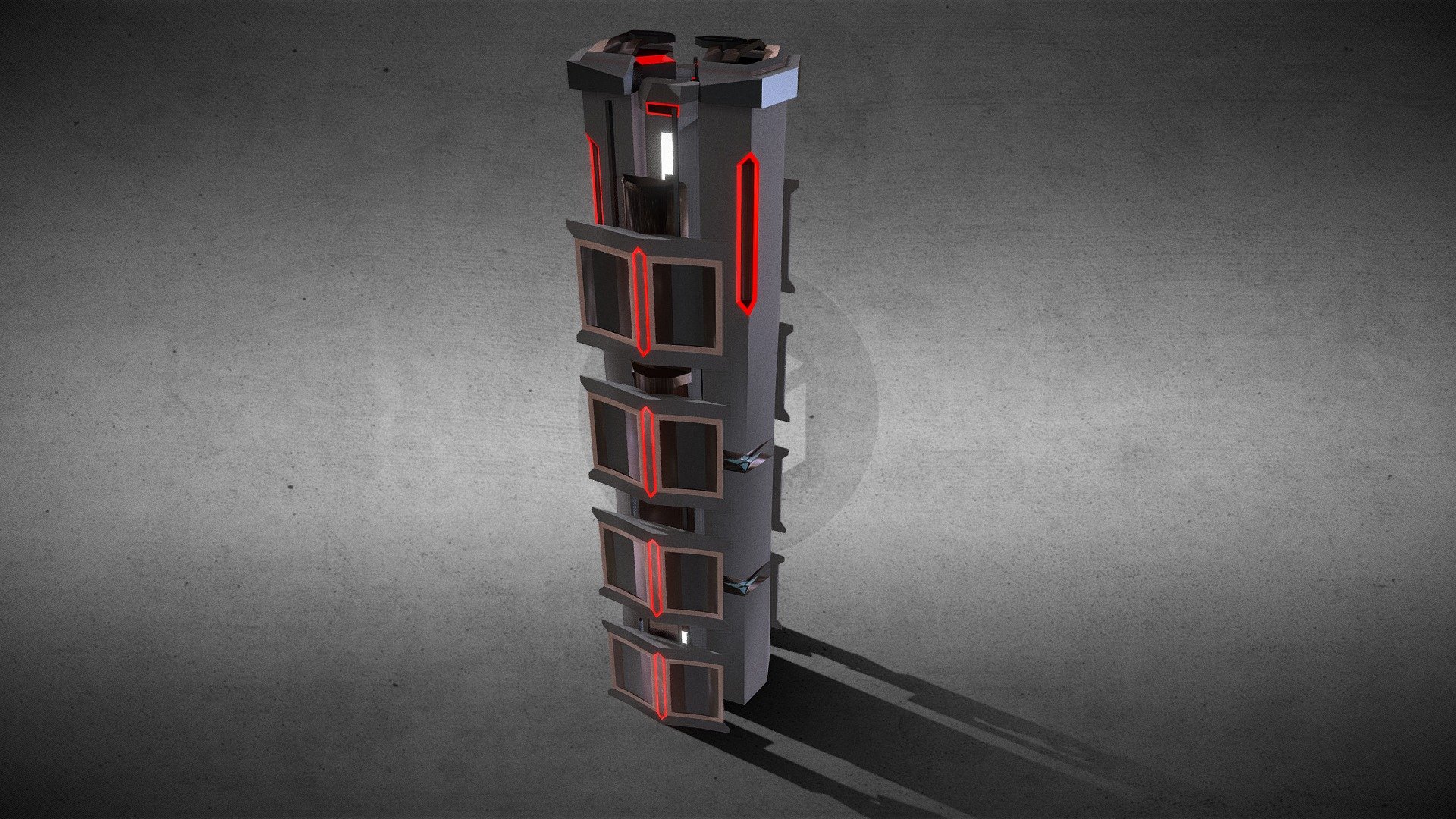Sci-Fi building_97 | Fab