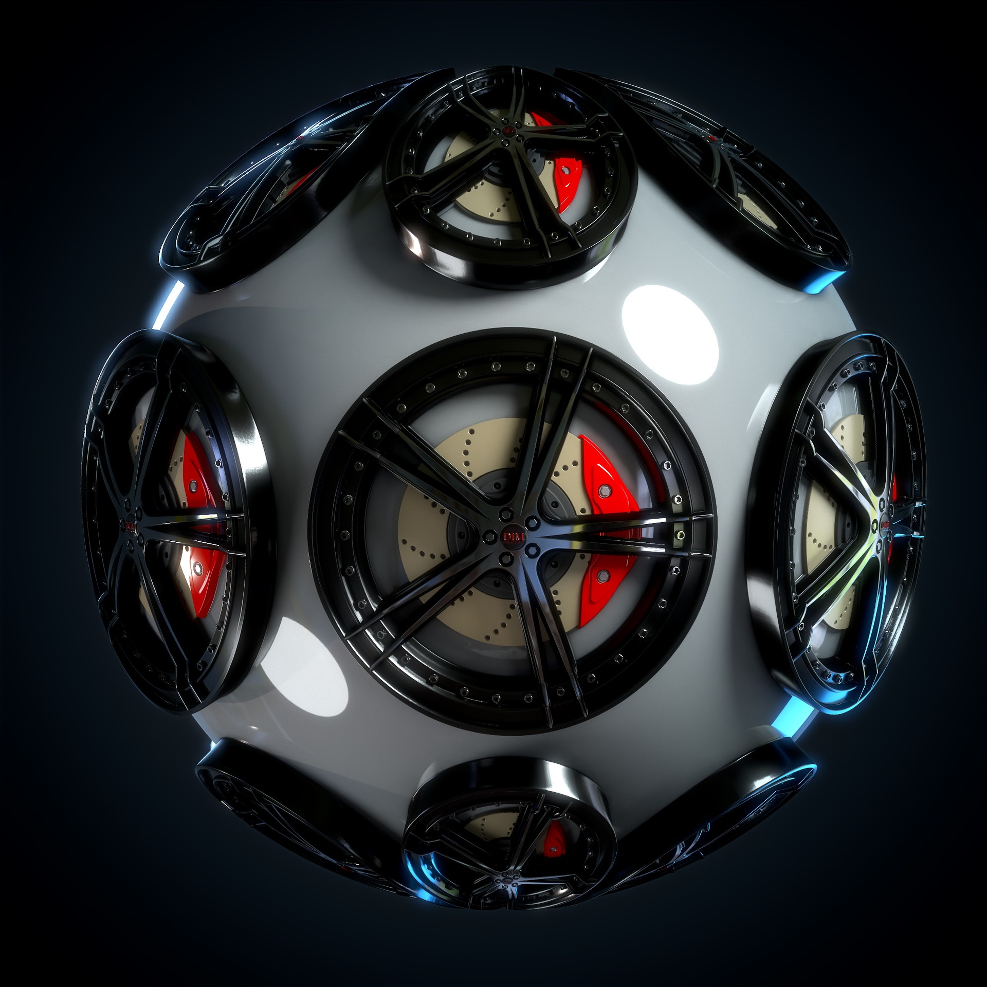 Media 1 for listing Car Rim Texture & Material Vol. 01