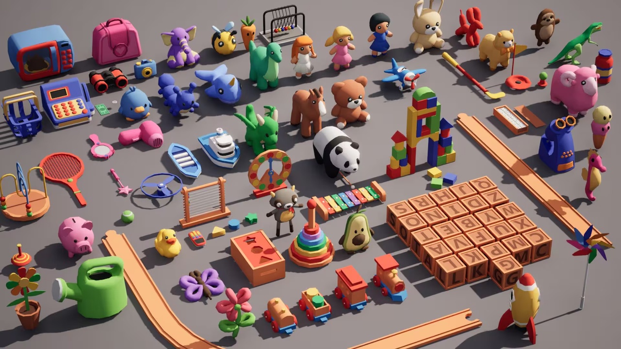 Kids Toys Pack 제품 등록을 위한 미디어 1개