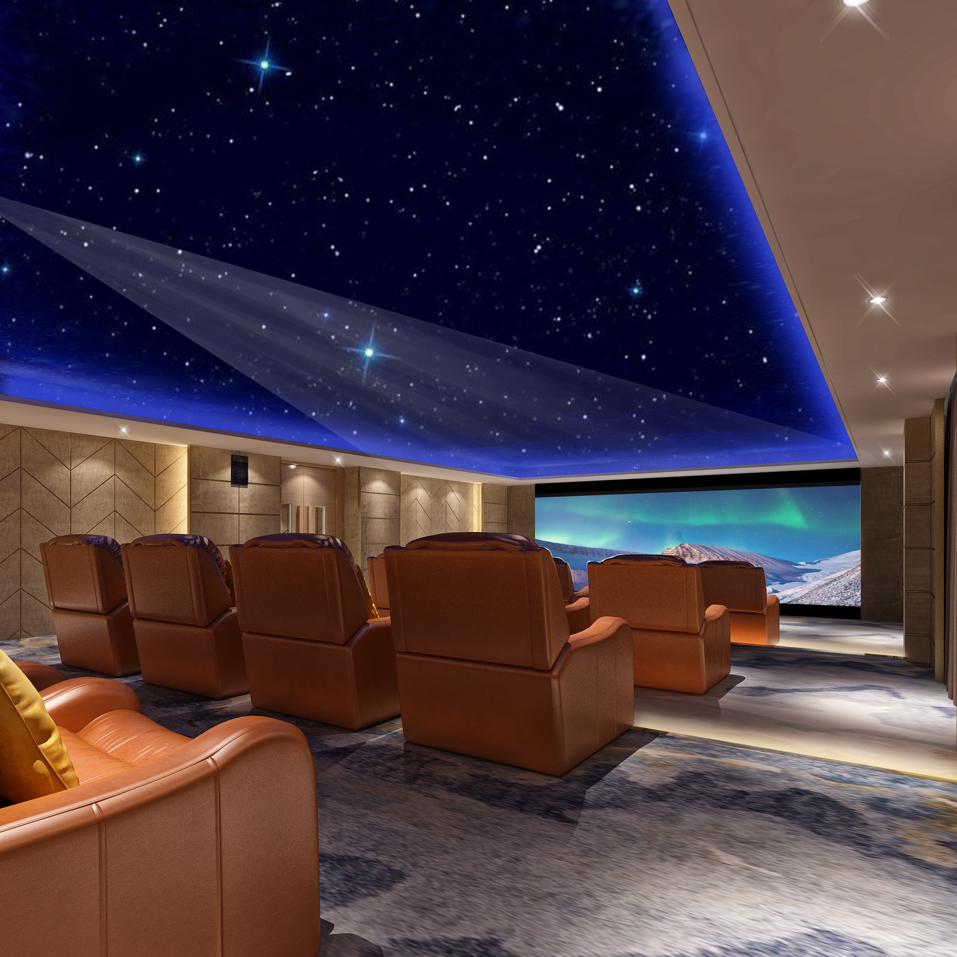 Media 1 for listing Luxury Private Home Theater | Modern Interior Vol.02