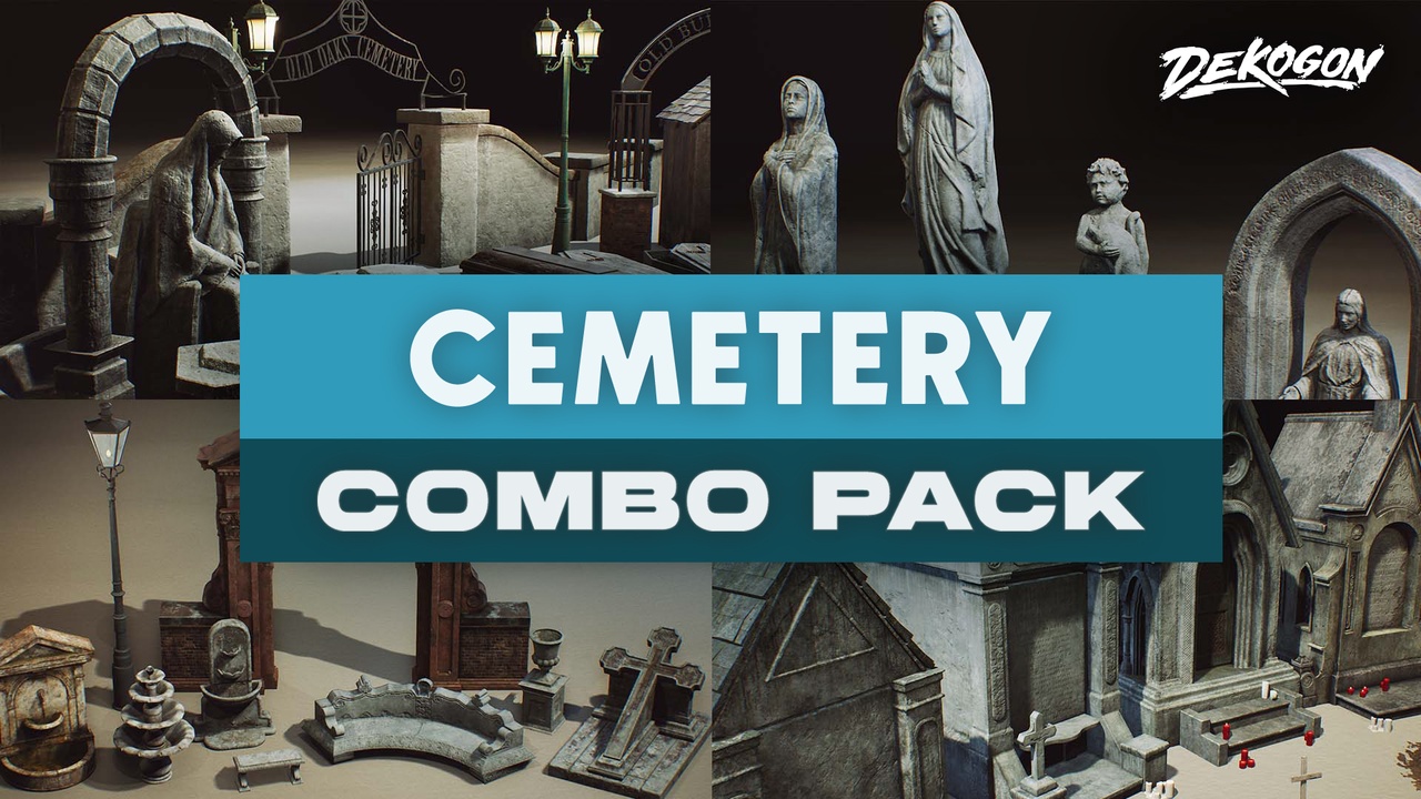 Media 1 for listing Cemetery - COMBO Prop Pack (VOL 1-5)