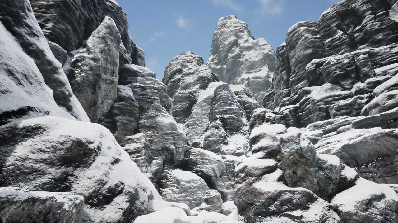 Media 1 for listing Large Snow Rocks Pack