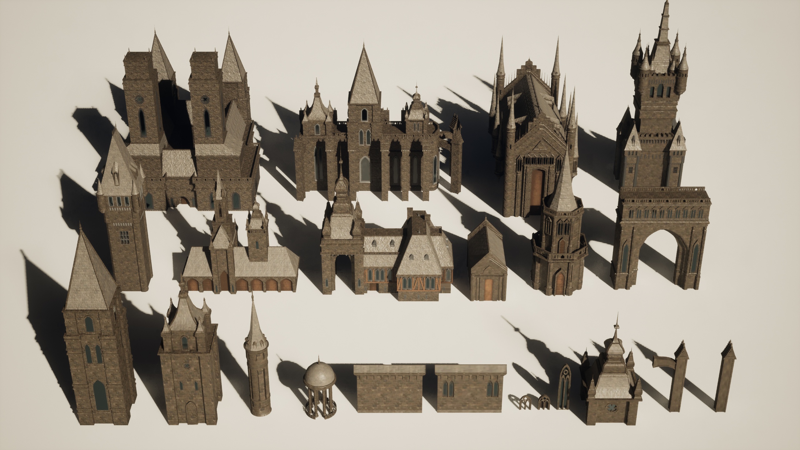 Media 1 for listing Modular Gothic Castle & Cathedral Environment Pack