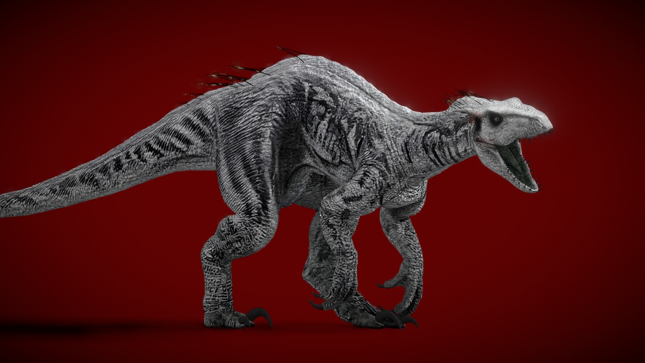 Media 1 for listing Animated Indoraptor Sister (White)