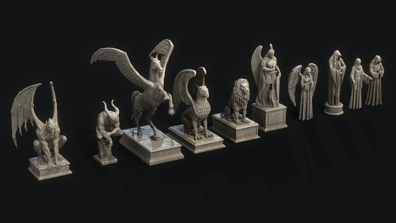 Media 1 for listing Mystical Statues