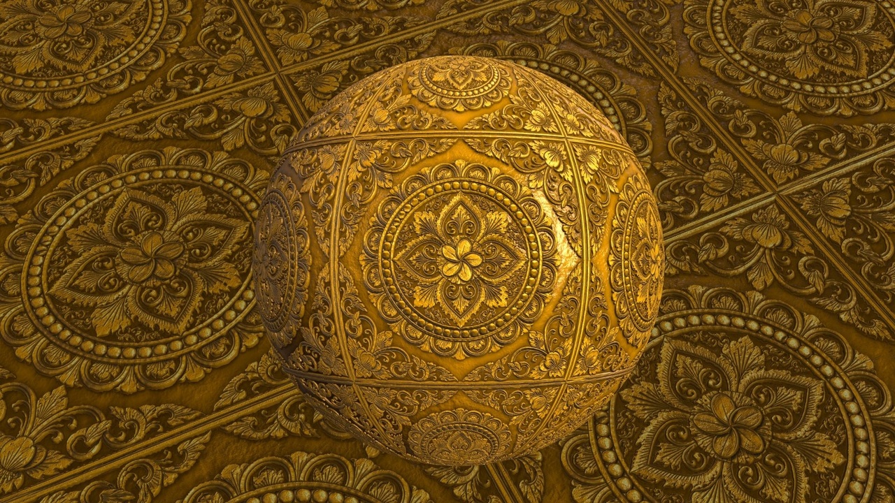 Media 1 for listing Ornate Gold Material Pack