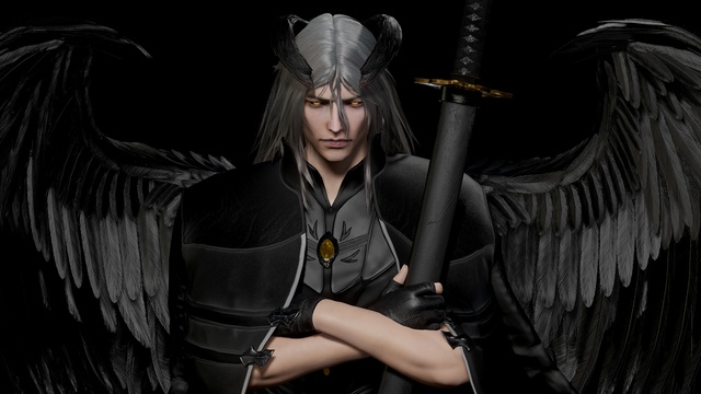 Angel of Darkness Azriel | Fab