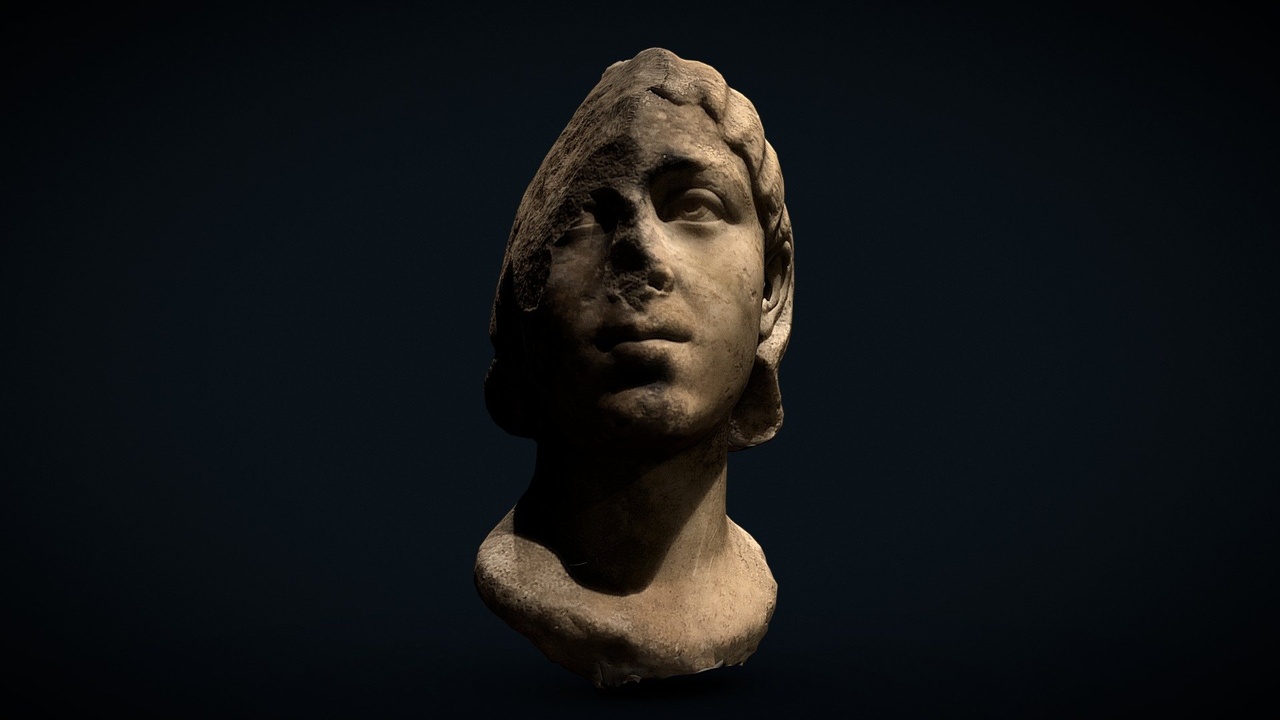 Media 1 for listing Marble Portrait from 222AD