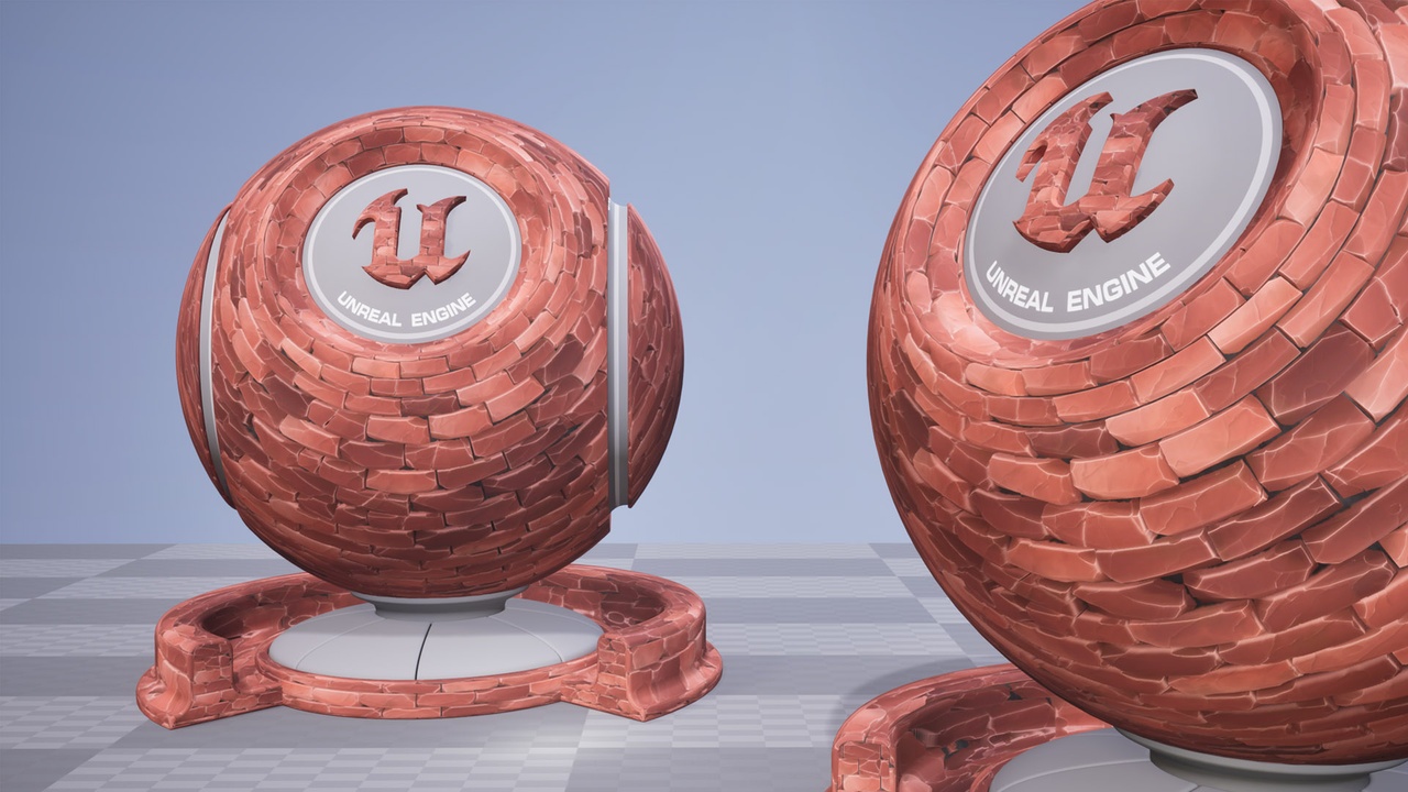 Brick Wall Stylized Material and Textures SBS & SBSAR | Fab