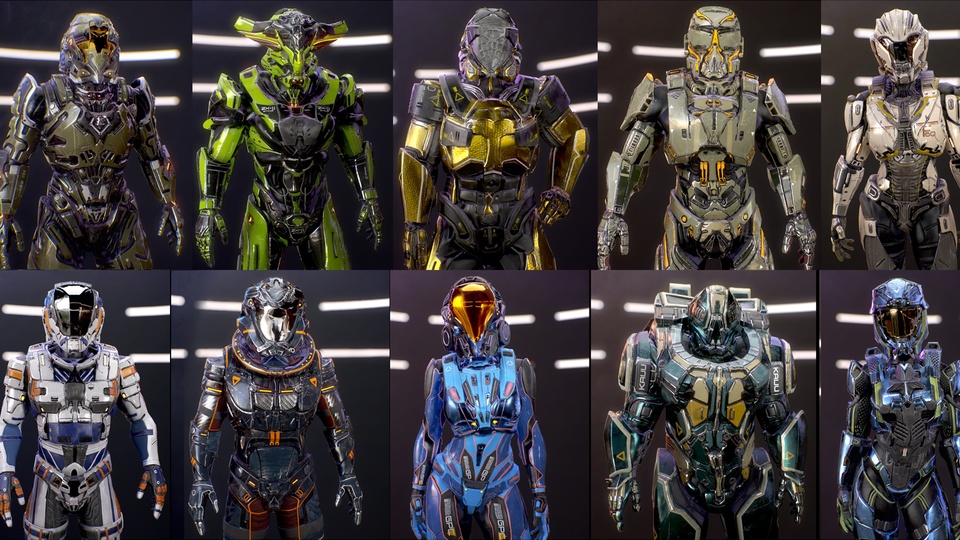 Sci-Fi Armors Full Pack | Fab