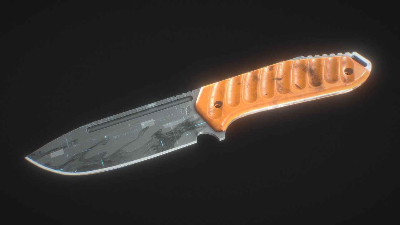 Media 1 for listing Cyberpunk Survival Knife