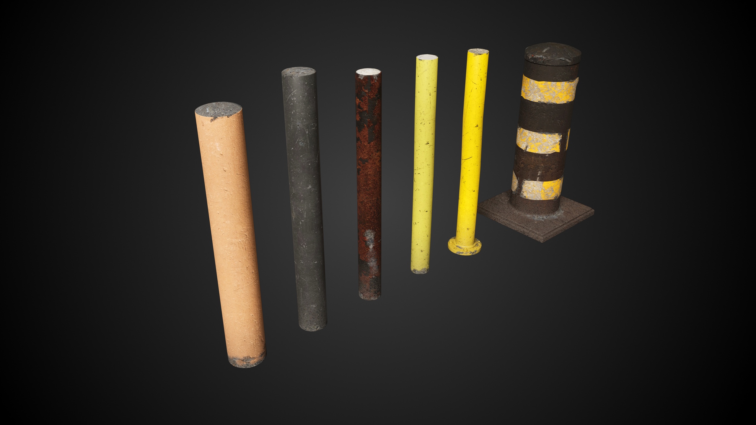 Media 1 for listing Bollard Industrial Props Pack