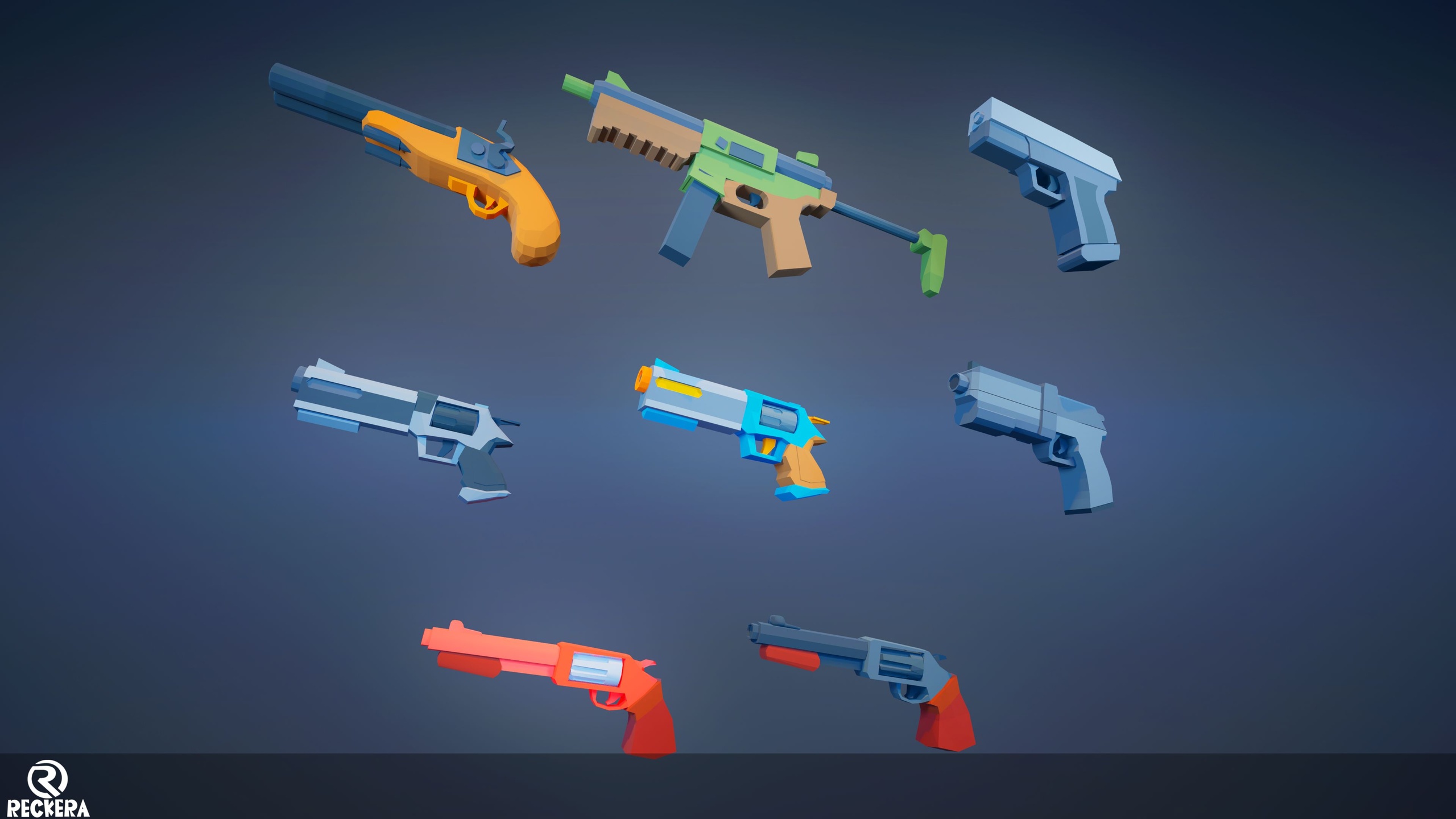 Média 1 pour l'article Poly Weapons Pack 01