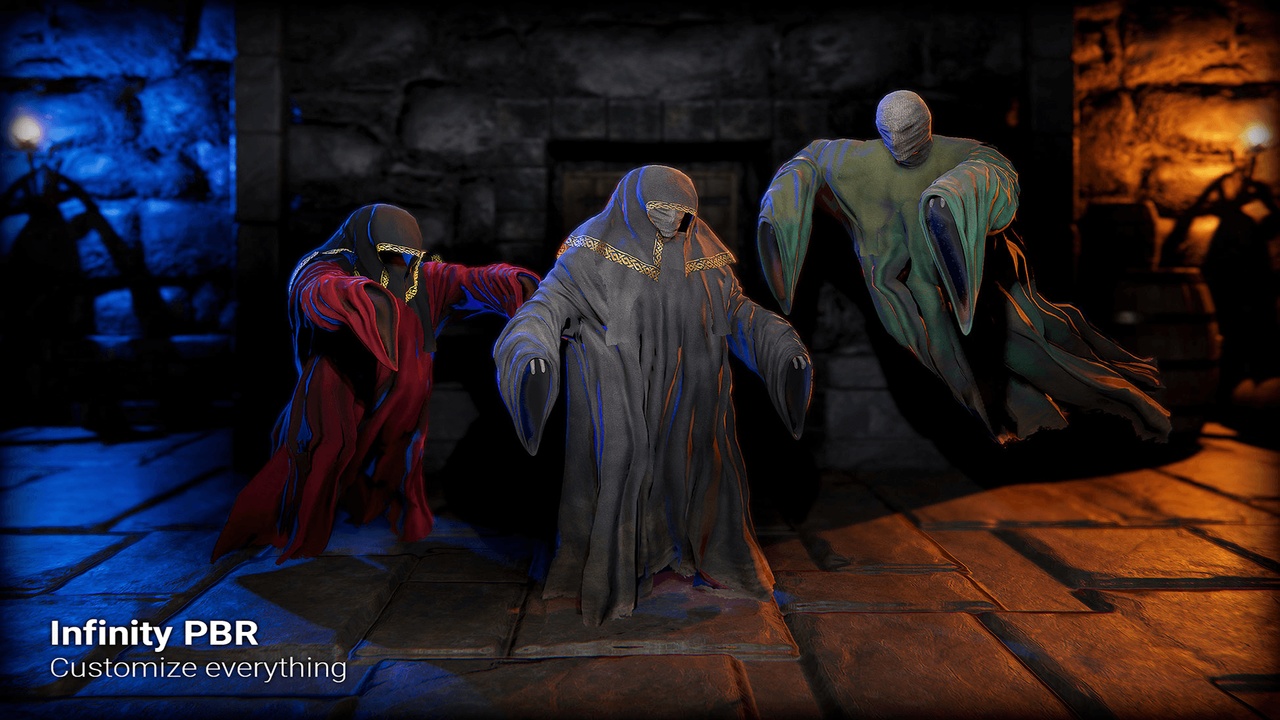Media 1 for listing Weeper Horror Ghost Pack - Fantasy RPG