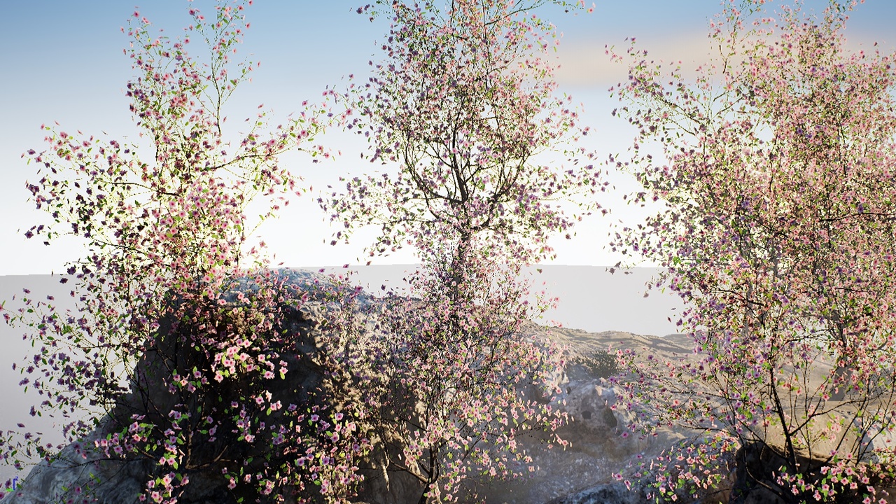 Media 1 for listing HighPoly Spring Tree Pack 1