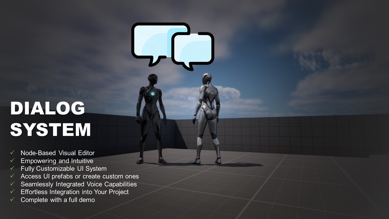 Media 1 for listing Dialog System + Advanced Blueprint Dialogues