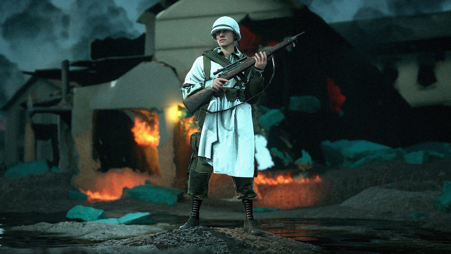Media 1 for listing U.S PARATROOPERS WW2 type 7 - Metahuman Kit