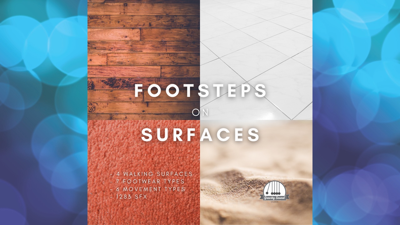 Media 1 for listing Footsteps on Surfaces