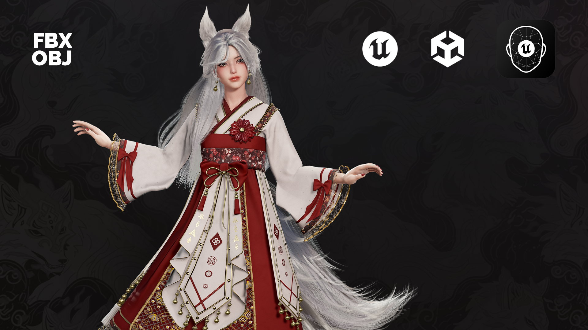 Kitsune Yuna | Fab